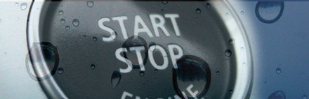 BMW start stop button
